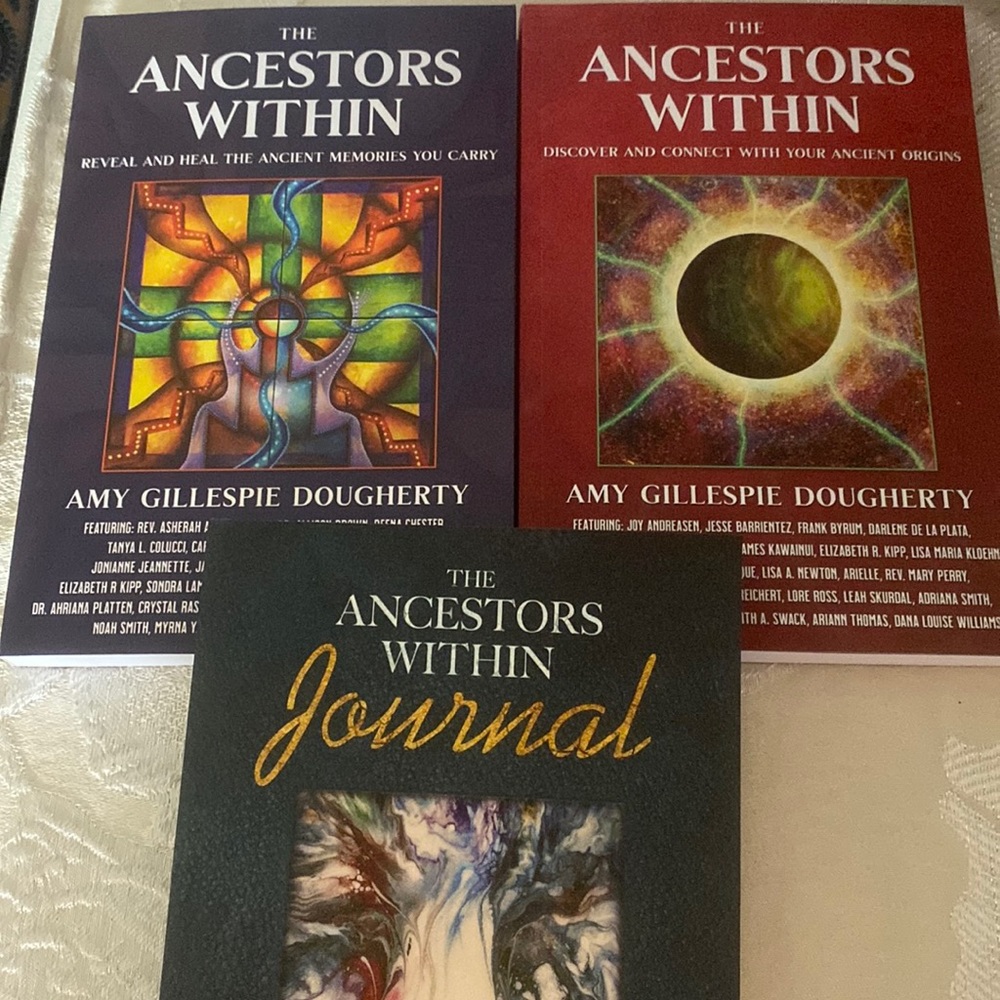 The ancestors within books 1, 2 and companion journal set authors